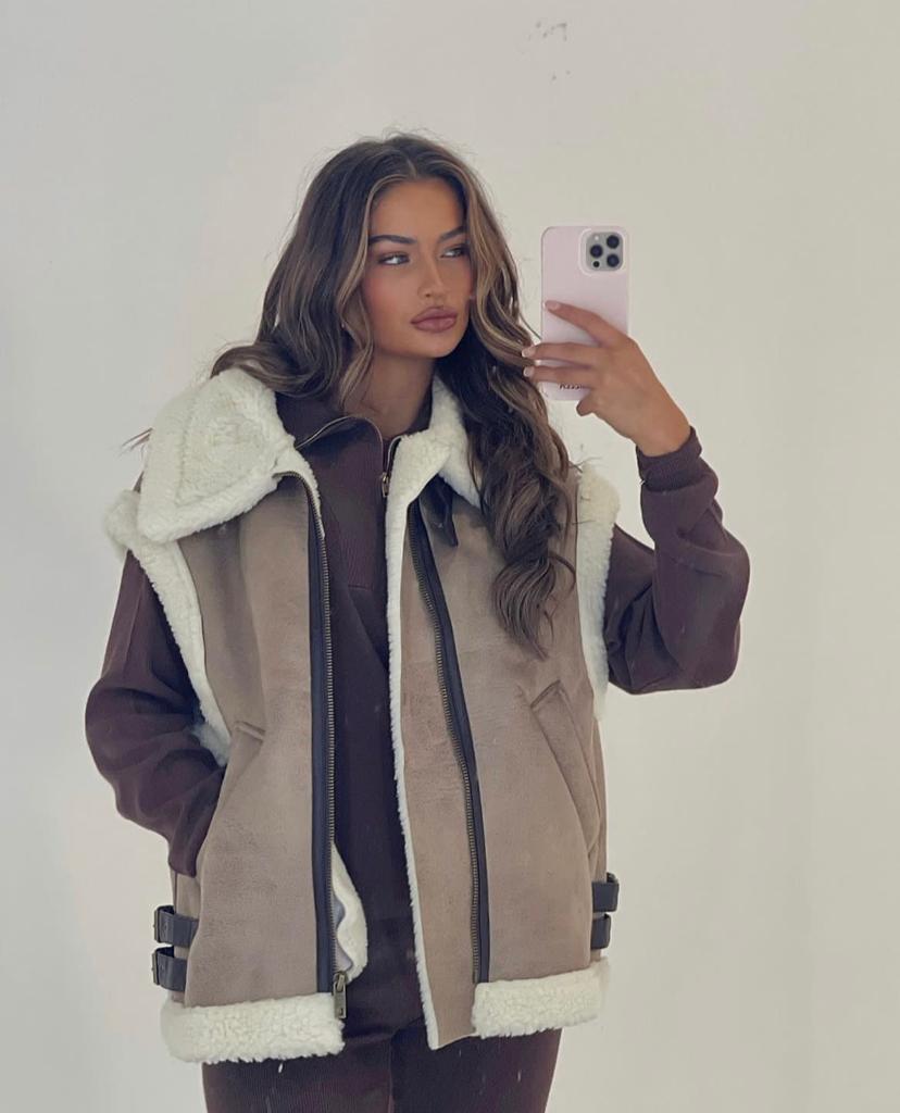 BOMBARDIER SANS MANCHES INES ELAH Site de Vêtements Tendances Mode