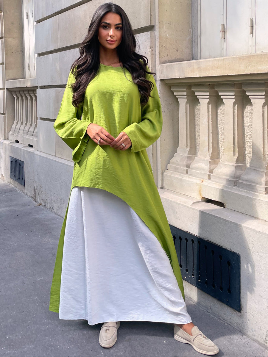 Tunic En Polyester Vert Taille XL - Occasion En Très Bon état, Style Décontracté