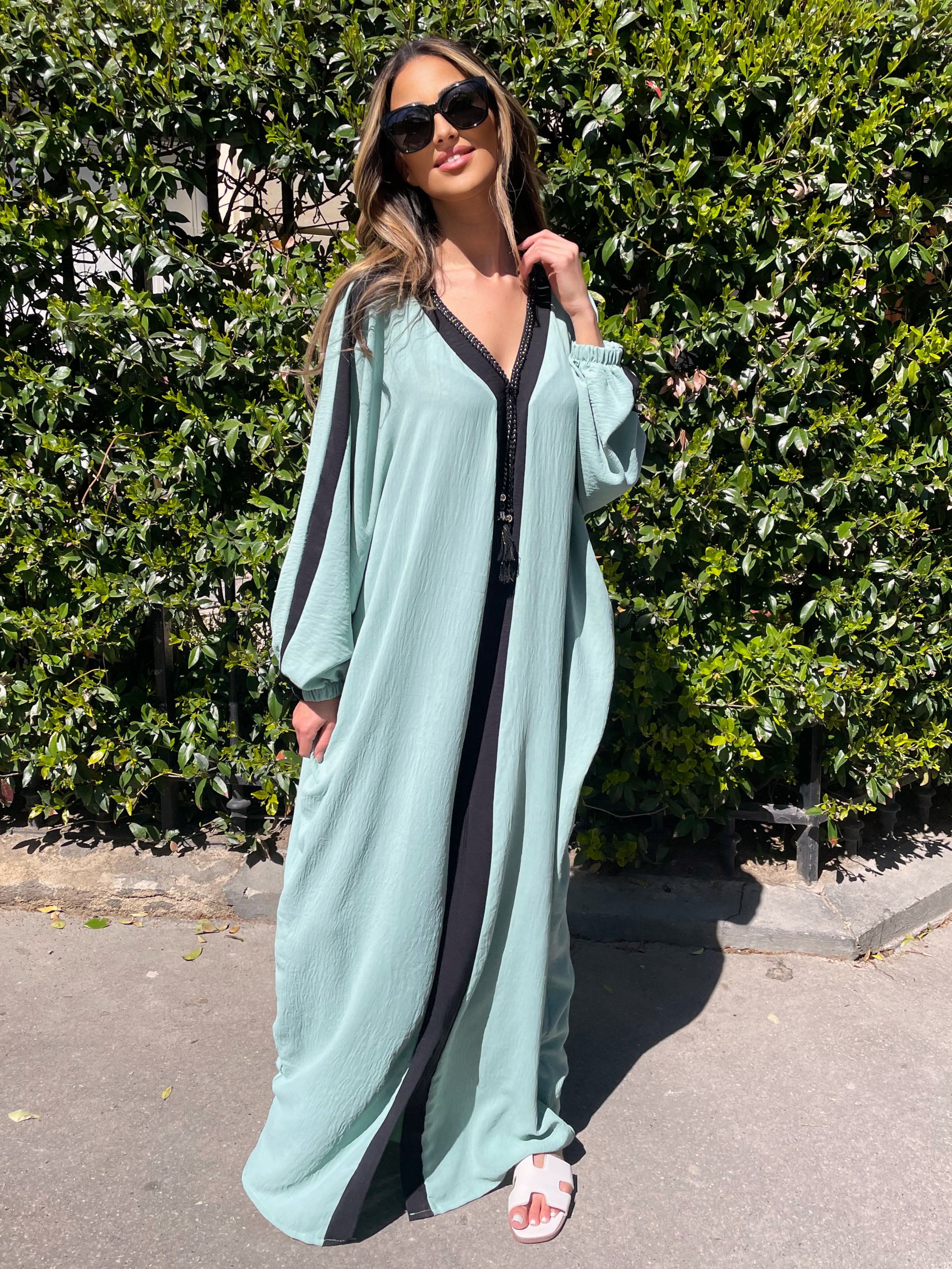 Chemisier smocké avec imprimé pour femmes en Bleu Chemisier smocké avec imprimé pour femmes en Bleu